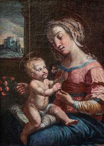 16. Jahrhundert, nach Raffael Sanzio (1483 – 1520), Madonna mit den Nelken